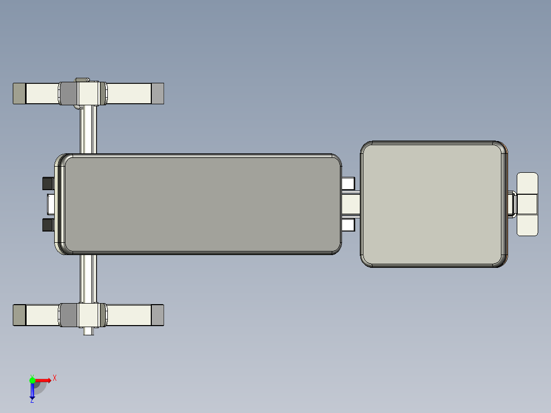 家庭运动俯视图