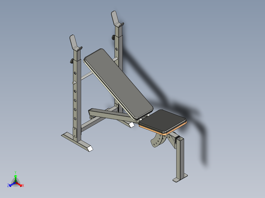 家庭运动正等轴测图
