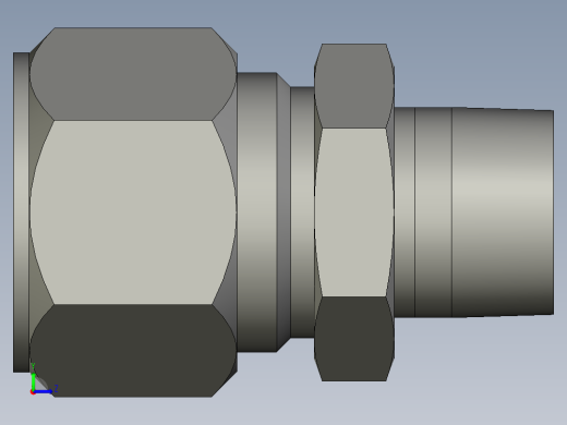 卡套式工业通用硬管接头16-12_fbu-s左视缩略图