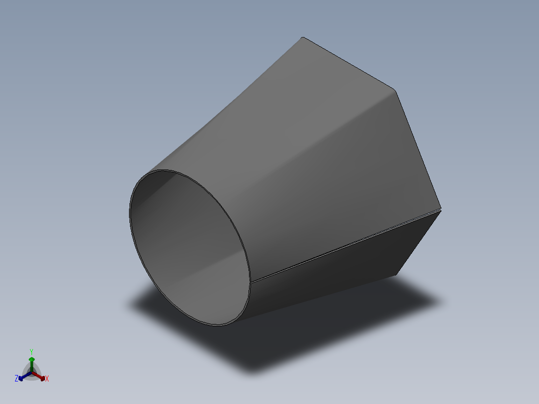 hexagon 2 round正等轴测图