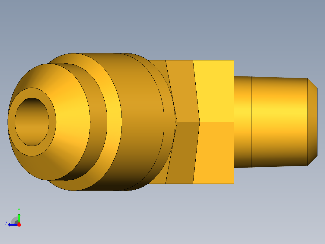 扩口式工业通用硬管接头45Deg Elbow 159F-6-2右视图