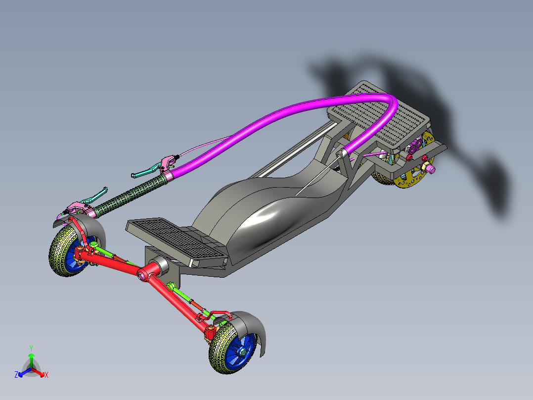 次世代倒三轮摩托车