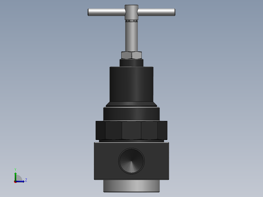 空气调节器(高压42Kgpcm2型号-HPQR-15左视图