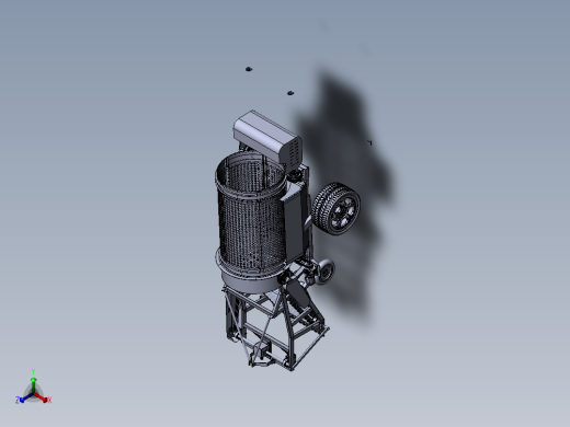 太子参收获机正等轴测缩略图