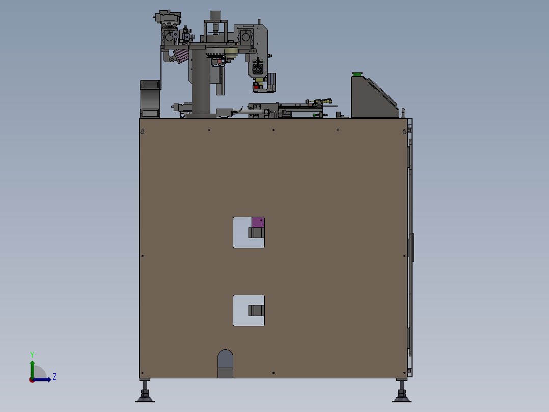 切线上料机左视图