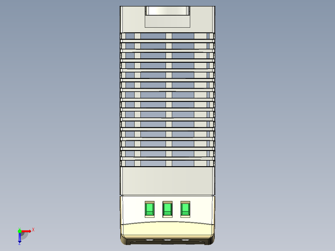 明纬MDR系列开关电源合集轨道式俯视图