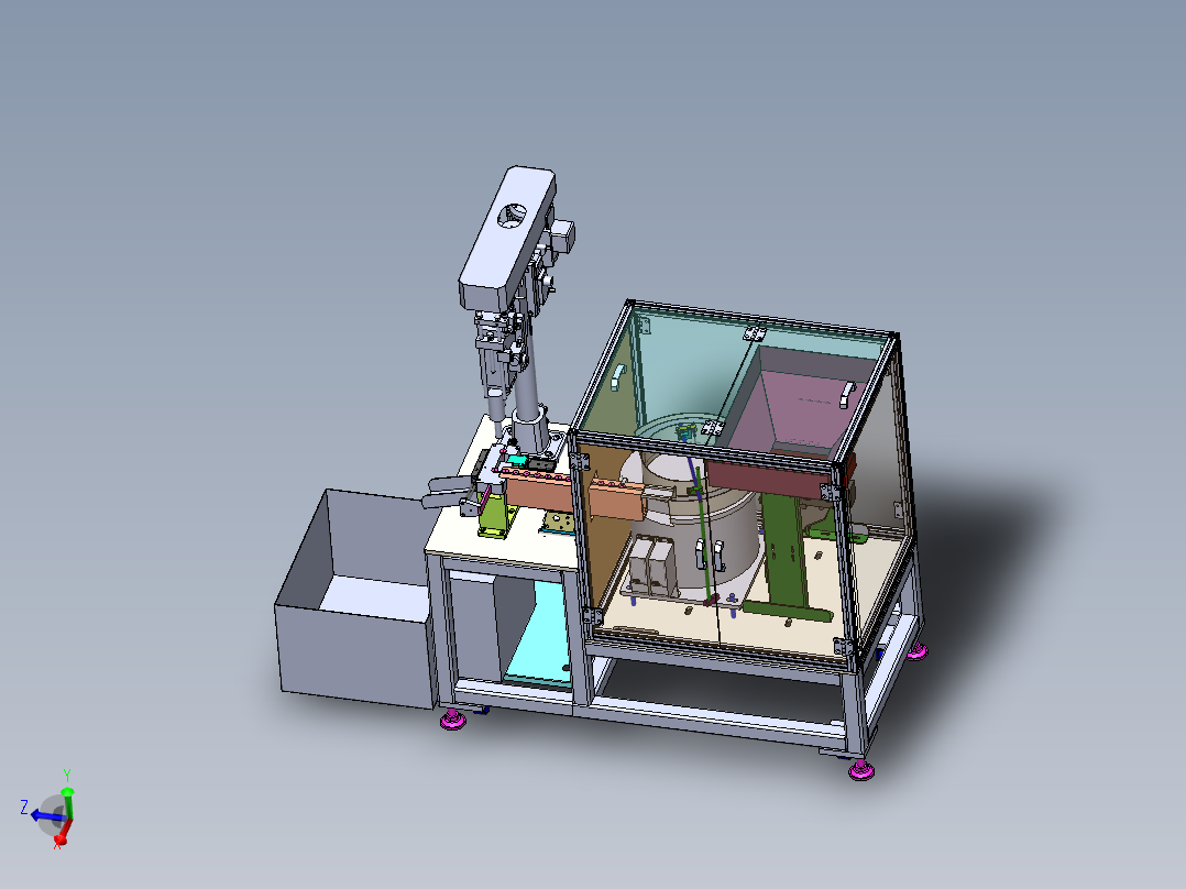 振动盘自动上料攻牙机sw16可编辑