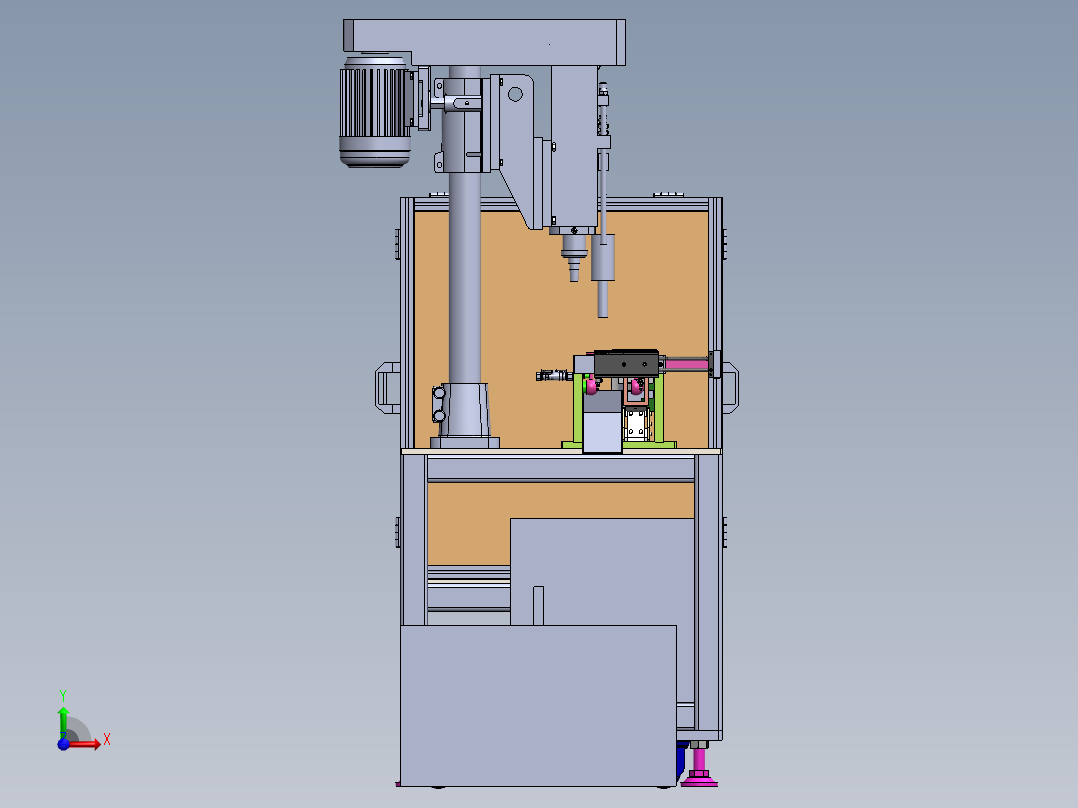 振动盘自动上料攻牙机sw16可编辑前视图