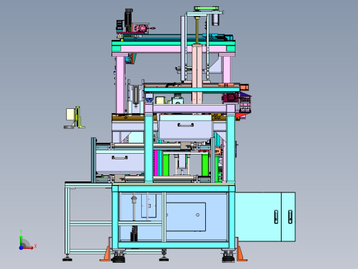 新能源辅料上料机构sw20可编辑前视缩略图
