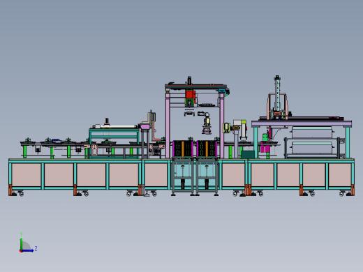 新能源辅料上料机构sw20可编辑左视缩略图