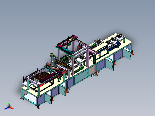新能源辅料上料机构sw20可编辑正等轴测缩略图