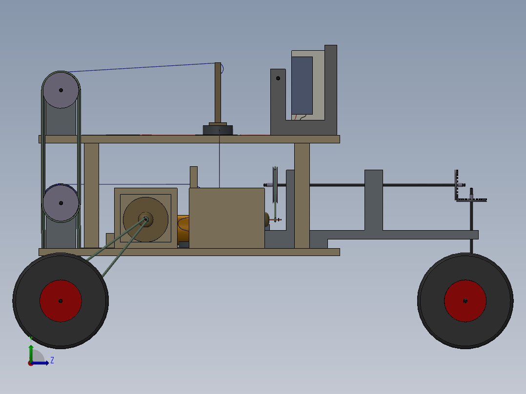 A3003329-自主行驶车辆左视图