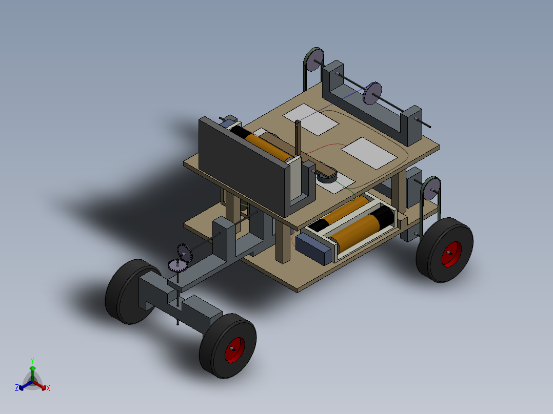 A3003329-自主行驶车辆正等轴测图