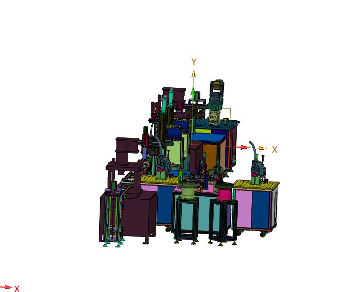 发热体锅炉涂胶打螺丝组装线