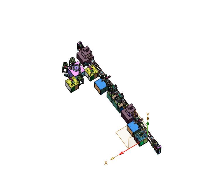 发热体锅炉涂胶打螺丝组装线