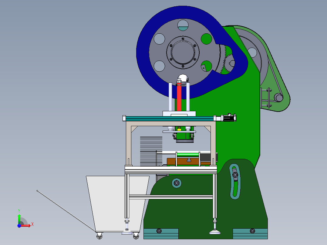 冲压上料设备sw24前视图