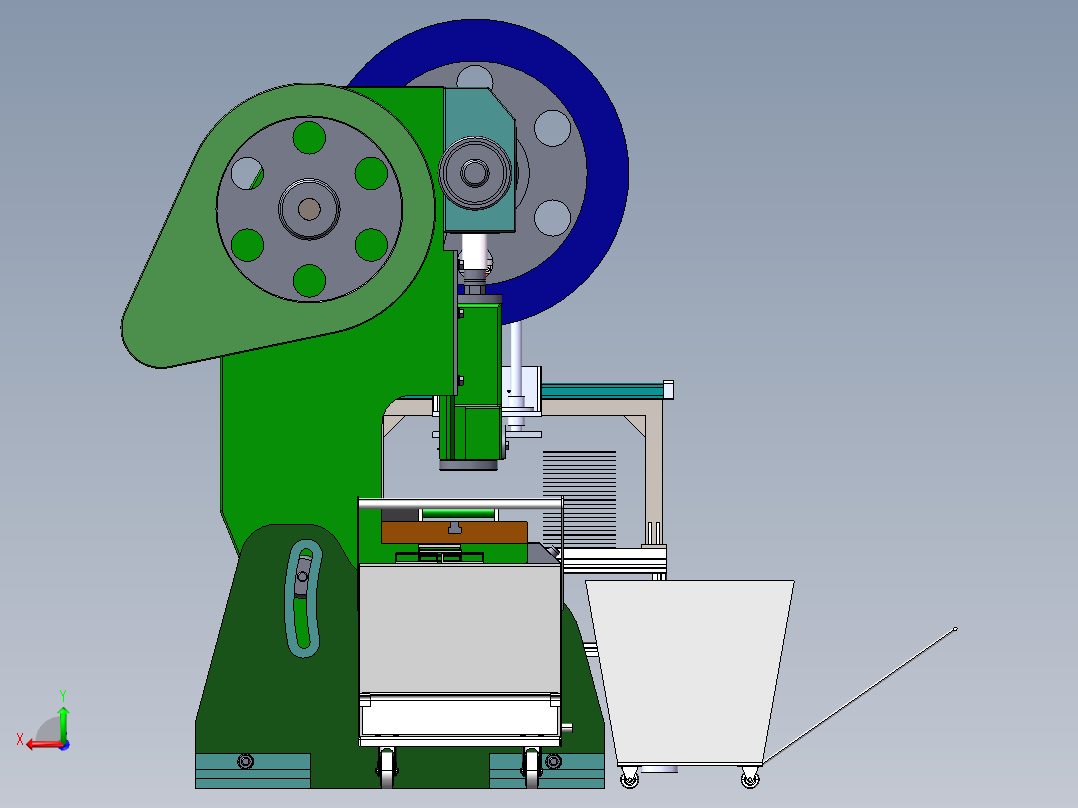 冲压上料设备sw24后视图