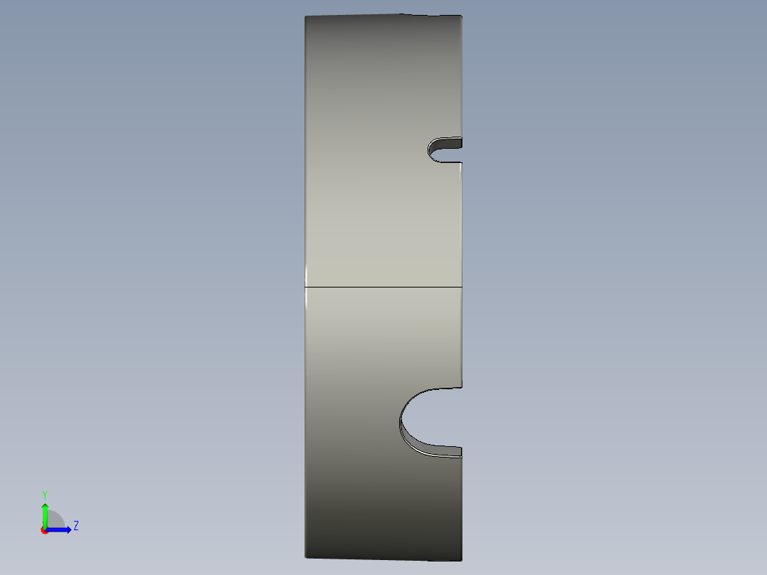 烟灰缸(30)左视图