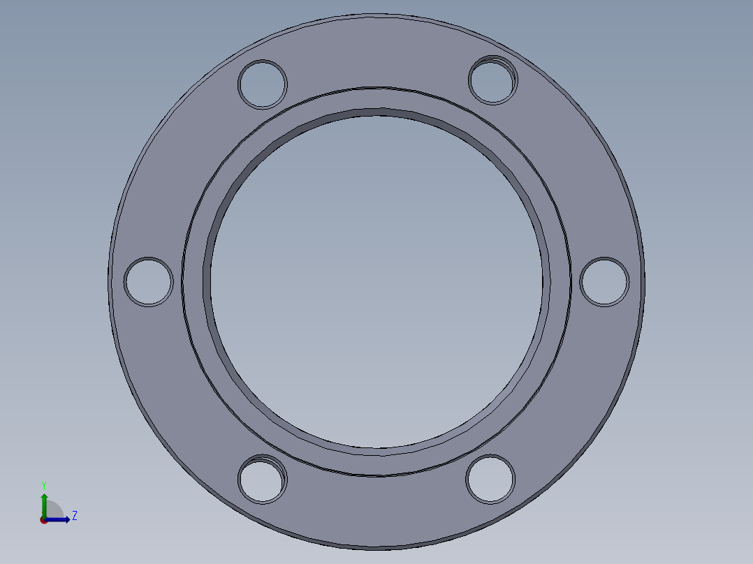液压缸管左视图
