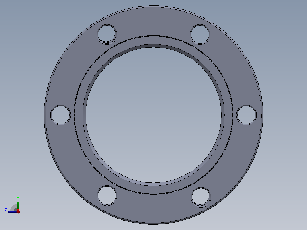 液压缸管右视图