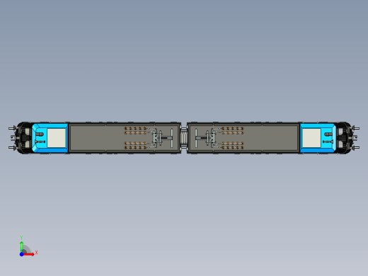 火车机车列车railway-engine-28311-模型格式为 stp前视缩略图