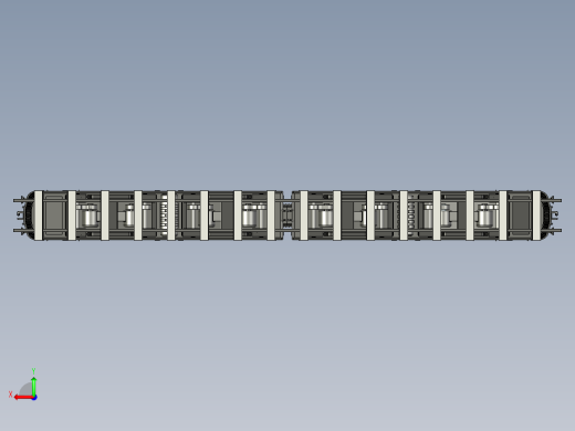 火车机车列车railway-engine-28311-模型格式为 stp后视缩略图