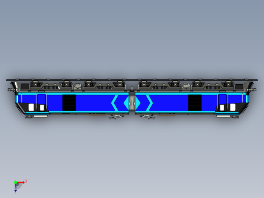 火车机车列车railway-engine-28311-模型格式为 stp俯视缩略图