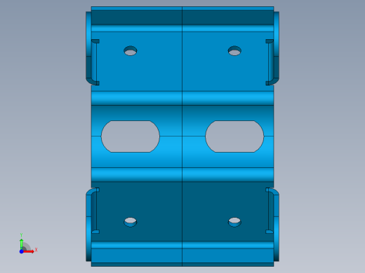 训练金属板支架前视缩略图