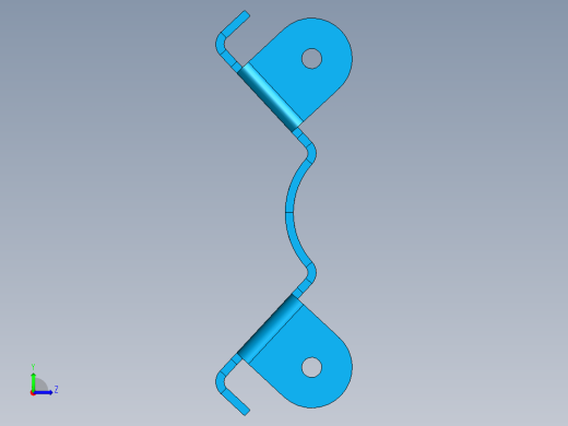 训练金属板支架左视缩略图