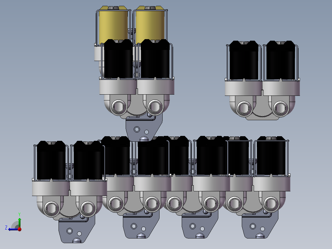 7款DSVP42-s1-B-2-NANA-3入口阀-进气阀模型右视图