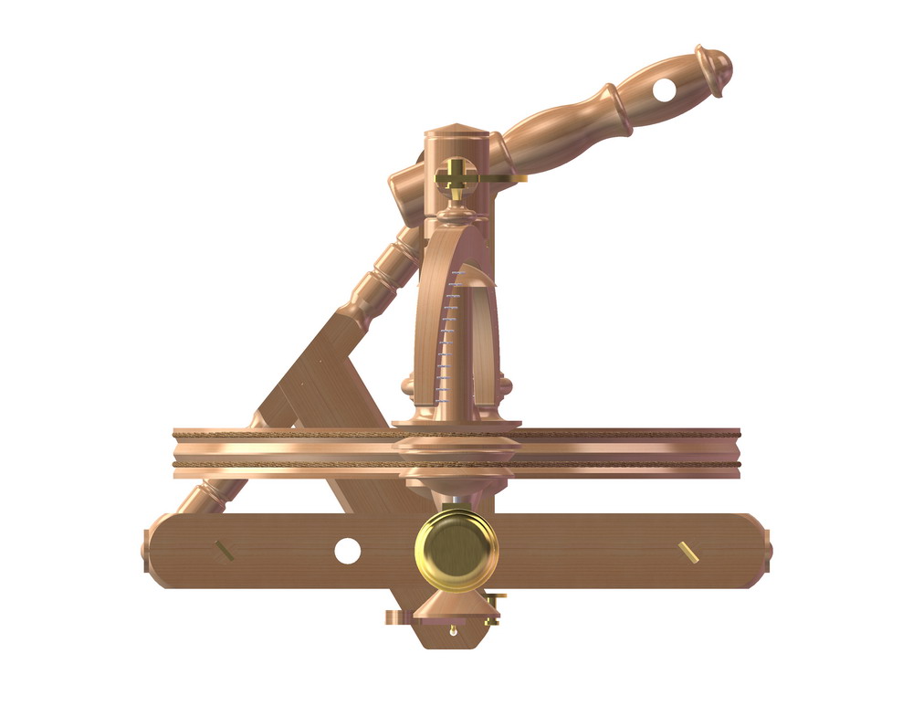 手工纺车SW12版本设计3D模型SolidWorks三维设计图