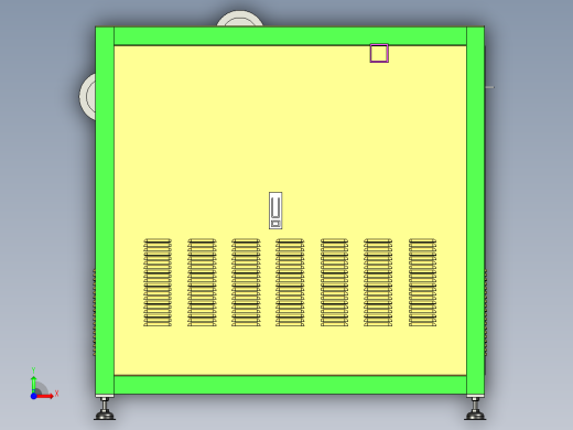 包装薄膜自动化放圈机设计前视缩略图
