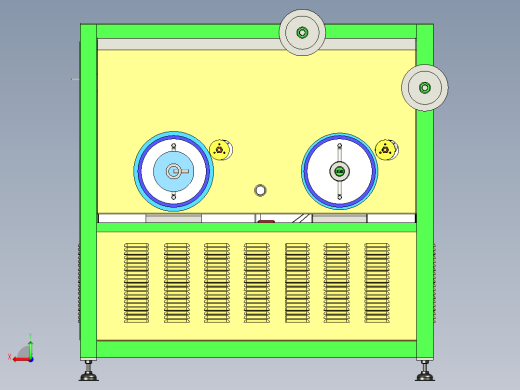 包装薄膜自动化放圈机设计后视缩略图