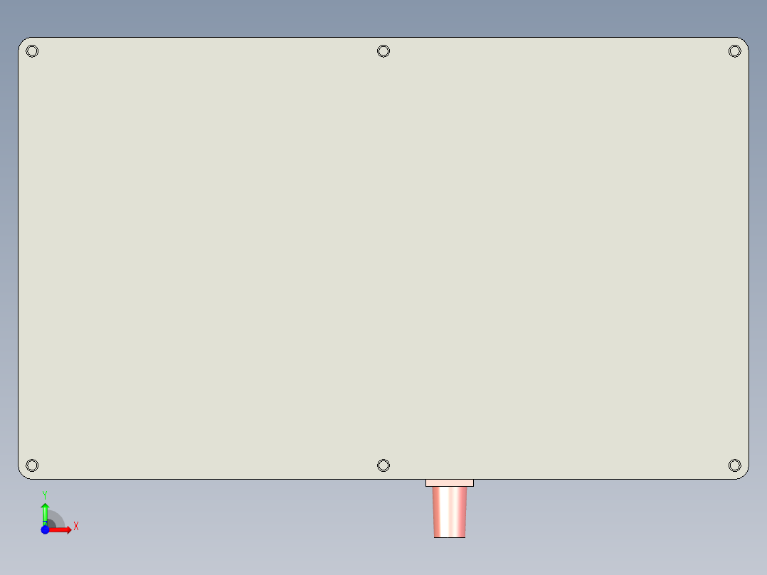 简易接油箱前视图