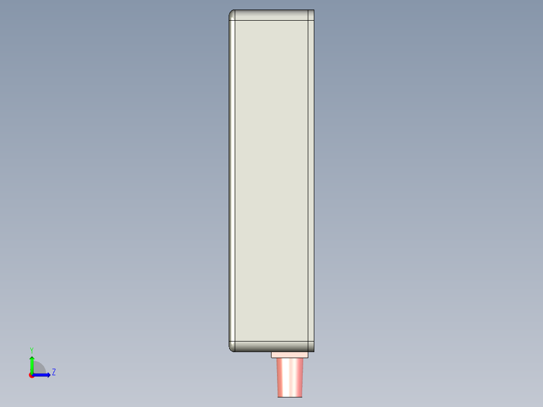 简易接油箱左视图