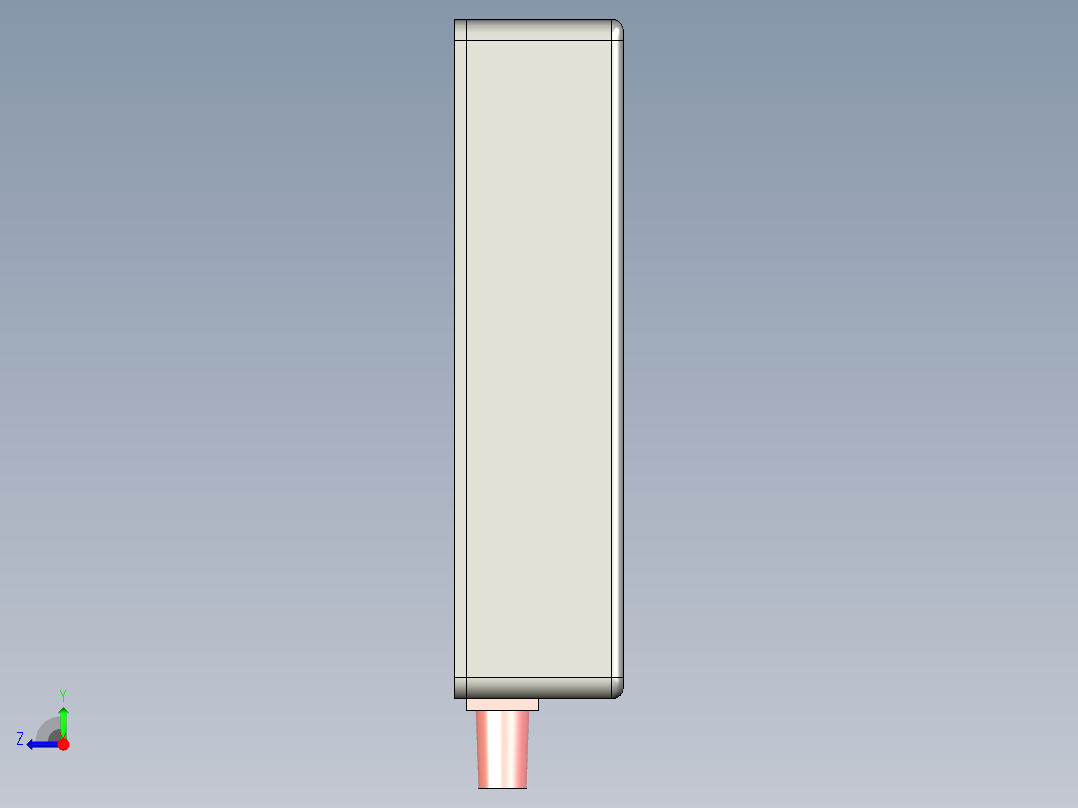 简易接油箱右视图