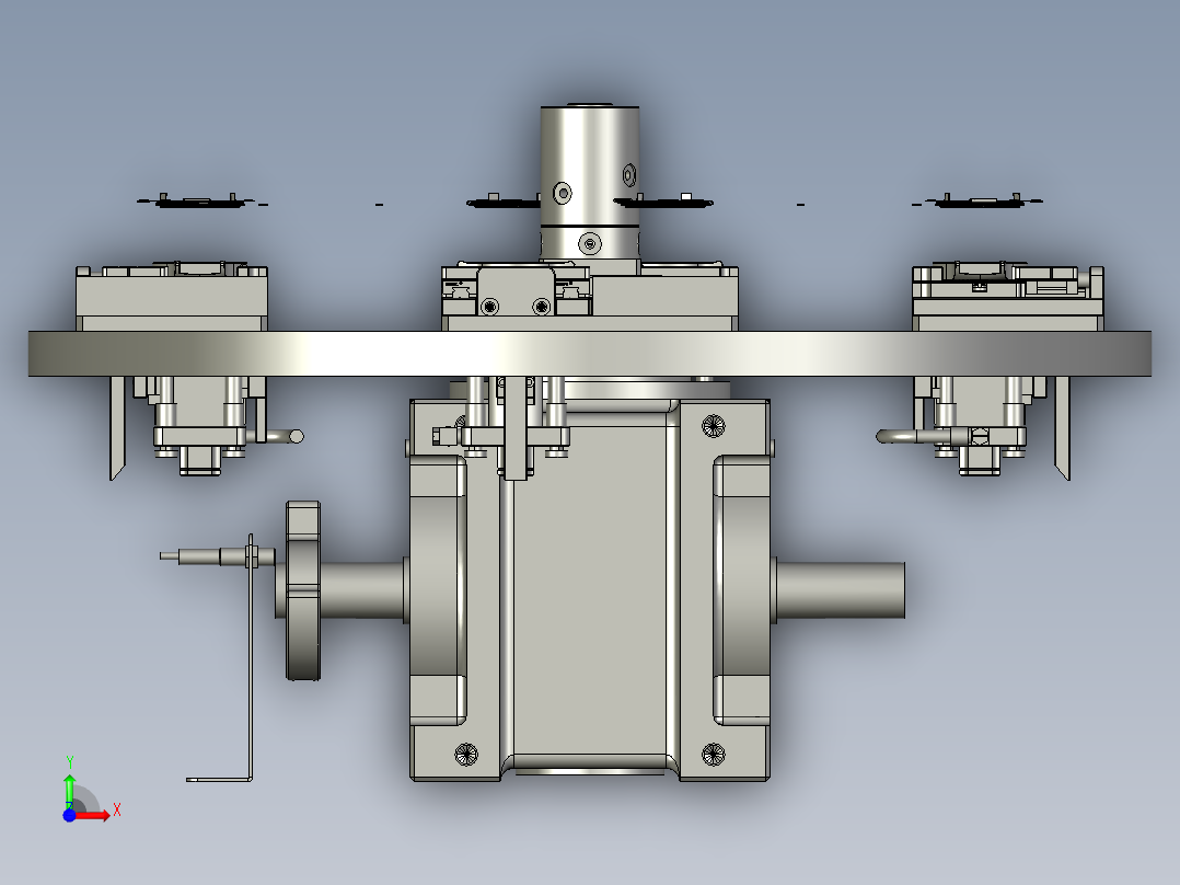 03-00转盘组件-A前视图