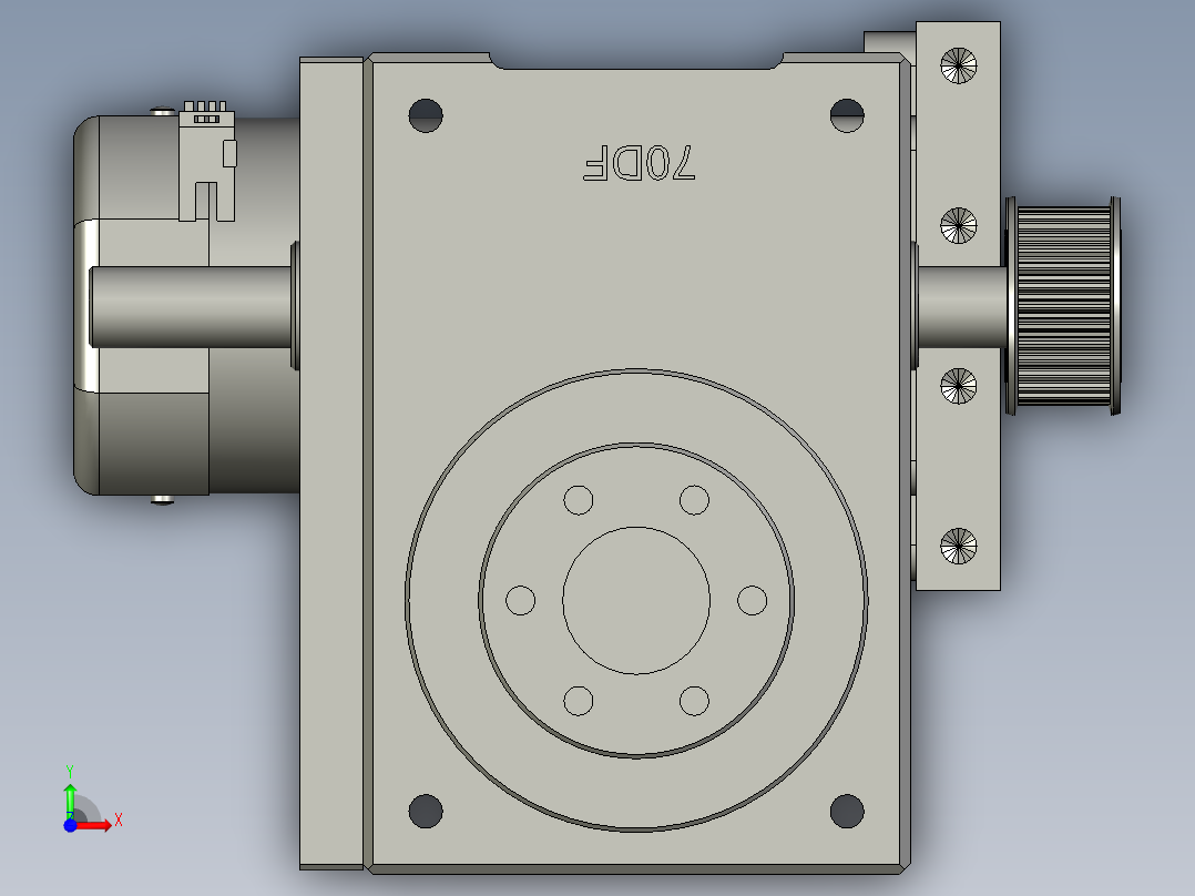 旋转组件前视图