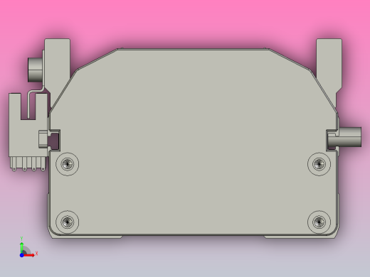 SYS12-BC-1050-100W滚珠花健、支撑座、滚珠丝杠、交叉导轨、直线模组.STEP前视缩略图