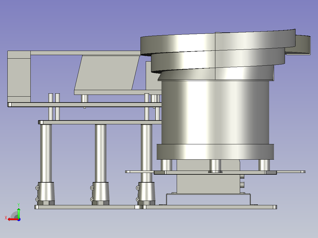 卡扣振动盘00333后视图
