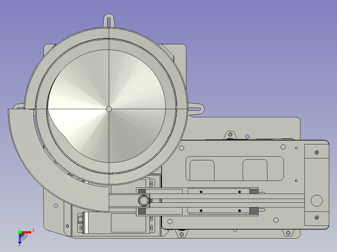 卡扣振动盘00333俯视图