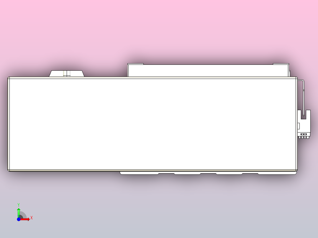 滚珠丝杠直线轴带导轨全封闭TPA-HCR-175D-2510C-L700-ML-C-P75-N3前视图