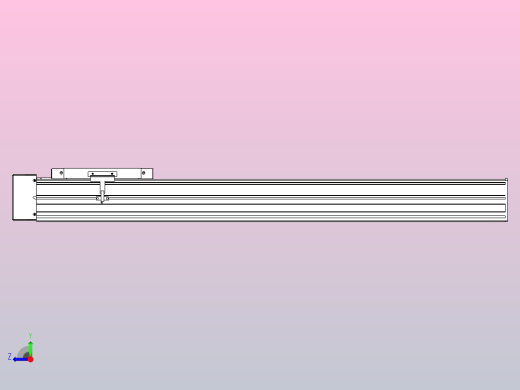 滚珠丝杠直线轴带导轨全封闭TPA-HCR-175D-2510C-L700-ML-C-P75-N3右视缩略图