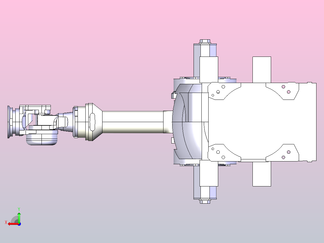 发那科-m-900ib360机器人后视图