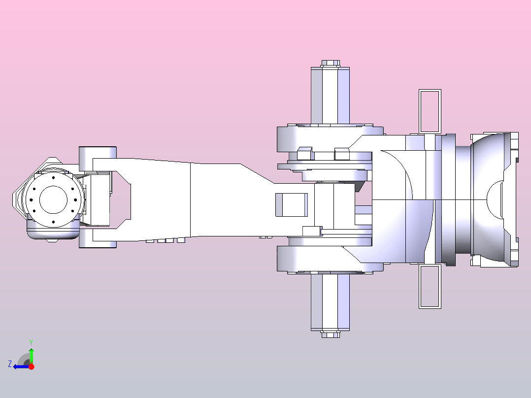 发那科-m-900ib360机器人右视图