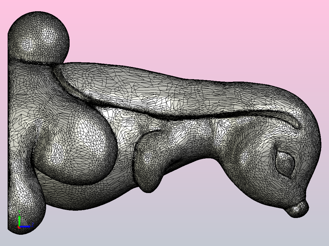 春天兔子左视图