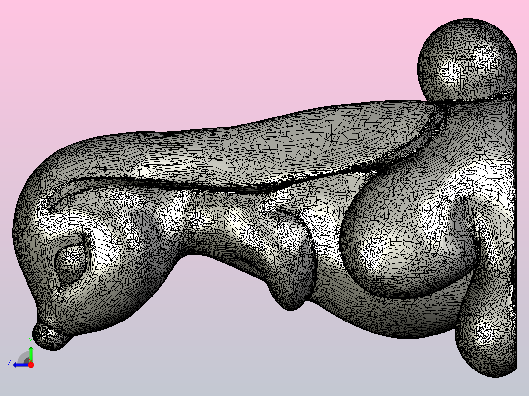 春天兔子右视图