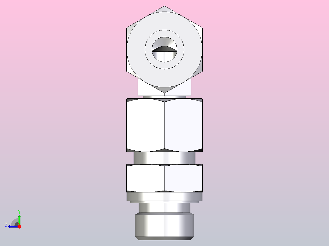组装式可调旋转弯头EW14ZSREDCF右视图