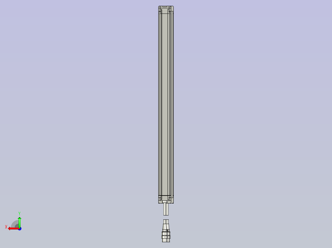 F3SJ_B0465P25对射光栅后视图