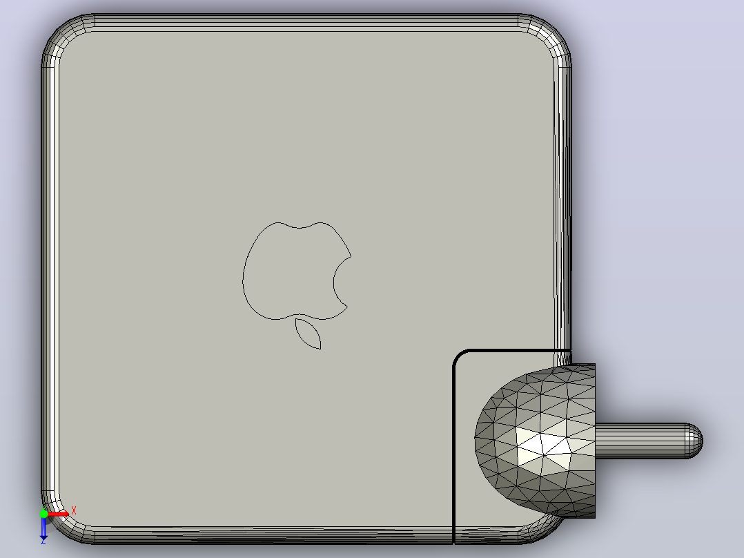 MacBook Pro 充电器 阻止 Apple 11俯视图